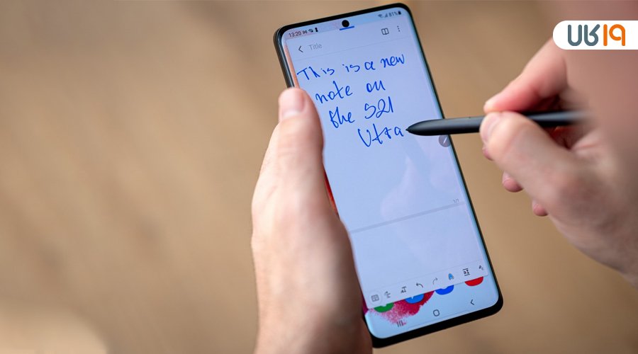 نوشتن با قلم سامسونگ s21 اولترا