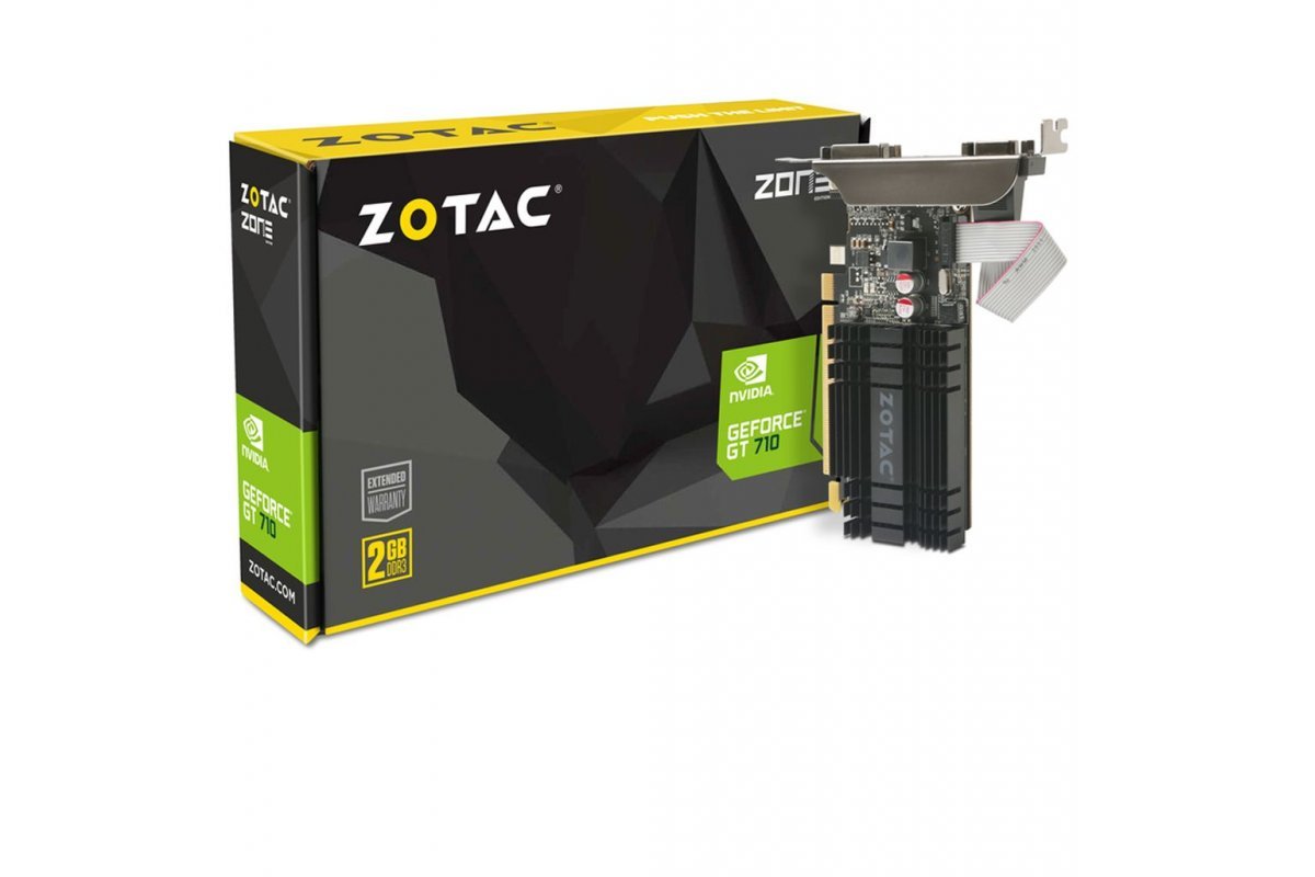 مشخصات، قیمت و خرید کارت گرافیک ZOTAC GT 710 2G DDR3 64bit زوتک | ۱۹کالا
