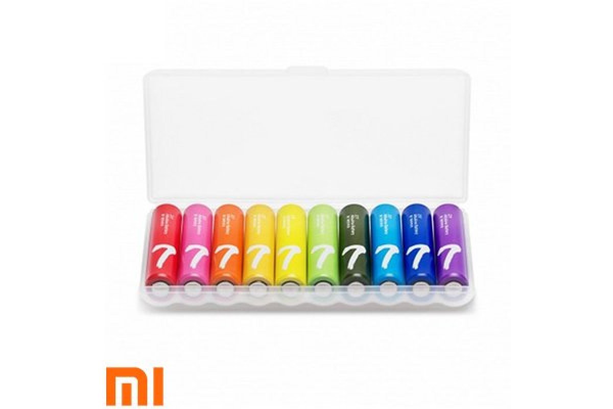 باتری رنگین کمانی نیم قلم- شیائومی | Xiaomi ZMi rainbow aaa battery