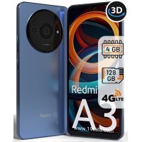 گوشی شیائومی Redmi A3 ظرفیت 128 رم 4 گیگابایت