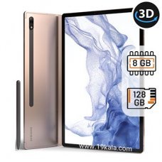 تبلت سامسونگ گلکسی +Tab S8 ظرفیت 128 رم 8 گیگابایت