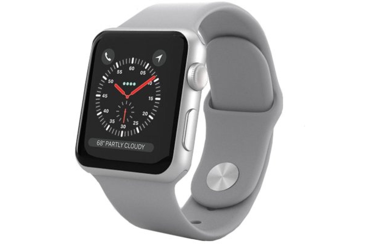 apple watch 3 silver aluminum fog sport