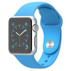 مشخصات، قیمت و خرید ساعت هوشمند مدل 38mm Silver Aluminum  Sport  Blue  Band اپل | 19کالا