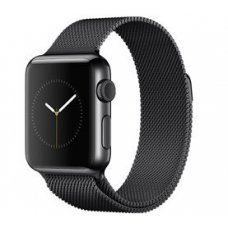 مشخصات، قیمت و خرید ساعت هوشمند سری 2 مدل 42mm Space Black Steel Case with Milanese Loop-MNQ12 اپل | 19کالا