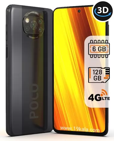 گوشی شیایومی Poco X3 NFC ظرفیت 128 رم 6 گیگابایت