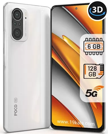 گوشی موبایل شیایومی Poco F3 5G ظرفیت 128 رم 6 گیگابایت