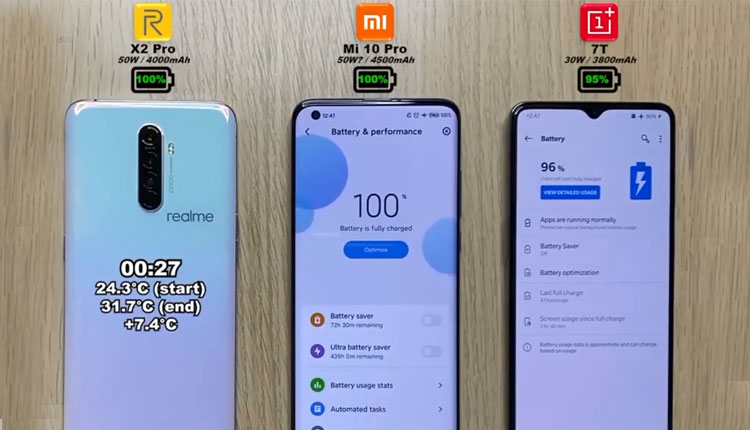مقایسه عملکرد باتری می 10پرو با دو پرچمدار مدعی بازار+ویدئو