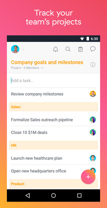 اپلیکیشن برنامه ریزی Asana