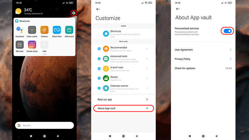 حذف تبلیغات رابط کاربری MIUI 12 شیائومی + ویدئو