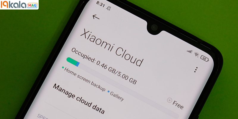 فضای ابری گوشی شیائومی کجاست