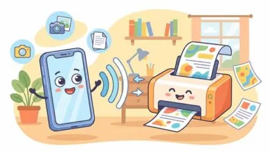 اموزش پرینت گرفتن با گوشی