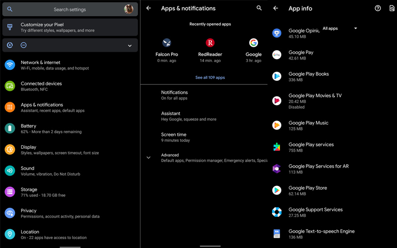 رفع مشکلات اندروید