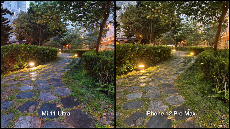مقایسه دوربین اس ۲۱ اولترا با گوشی apple 12 pro max
