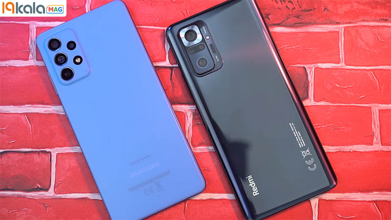 مقایسه xiaomi note10 pro با a52 و a72