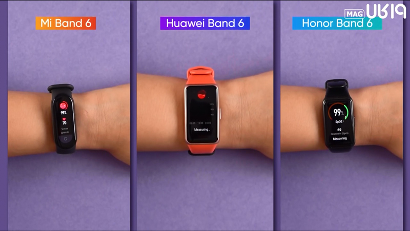 مقایسه mi band 6 و honor band 6 از نظر باتری