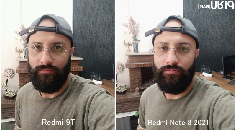 مقایسه redmi 9t با note 8 2021 از نظر دوربین سلفی
