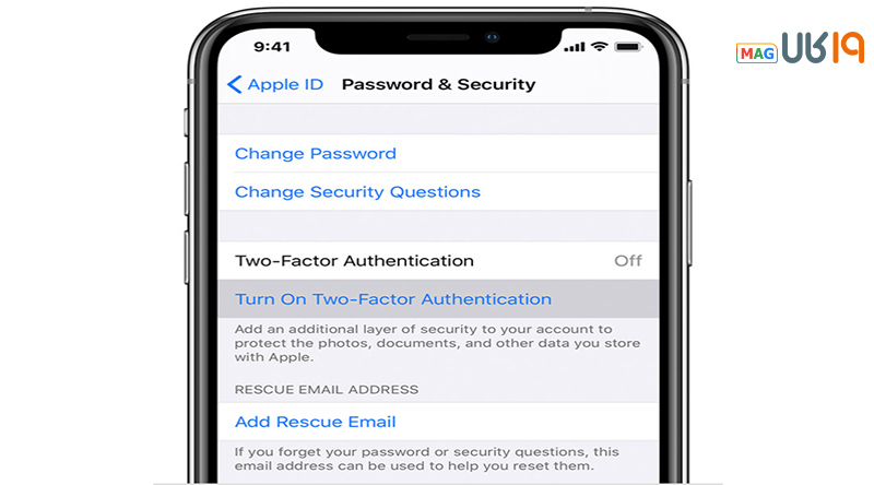 عوض کردن پسورد اپل ایدی