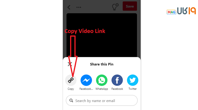 چگونه از برنامه pinterest فیلم دانلود کنیم
