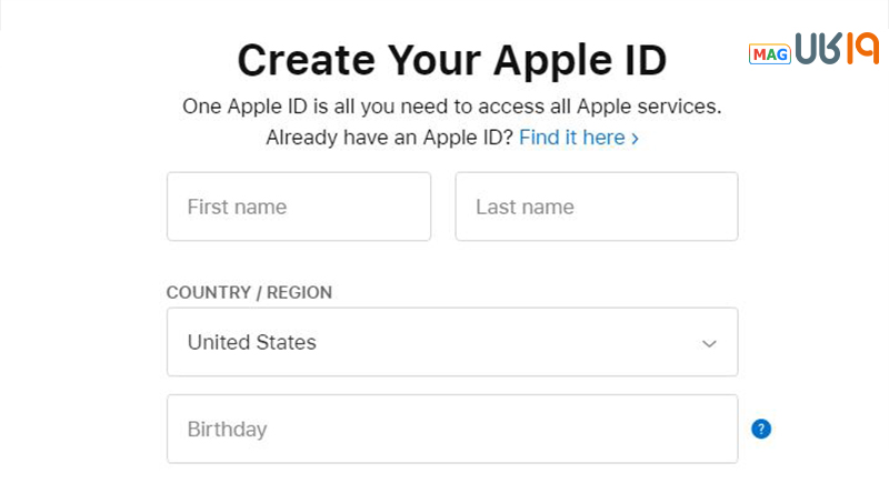 ساخت اپل ایدی مرحله ایجاد اپل ایدی
