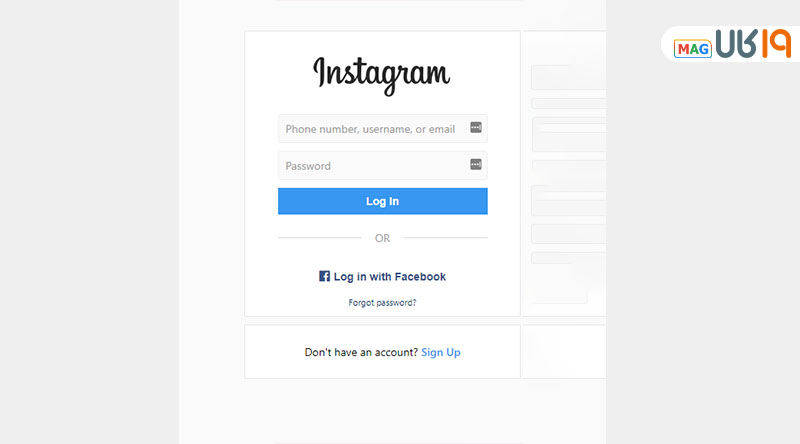 ورود به اینستا با ایمیل