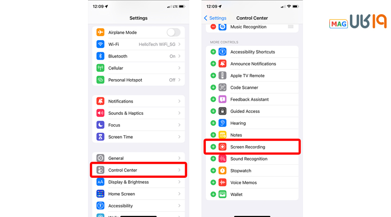 اسکرین رکوردر ایفون کجاست