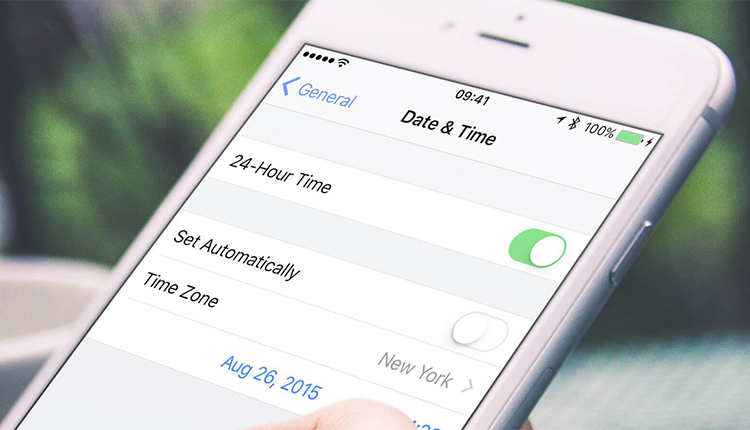 تنظیم ساعت ایفون به صورت خودکار و دستی
