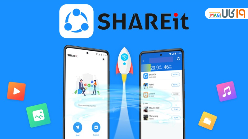 انتقال فیلم از ایفون به اندروید با shareit