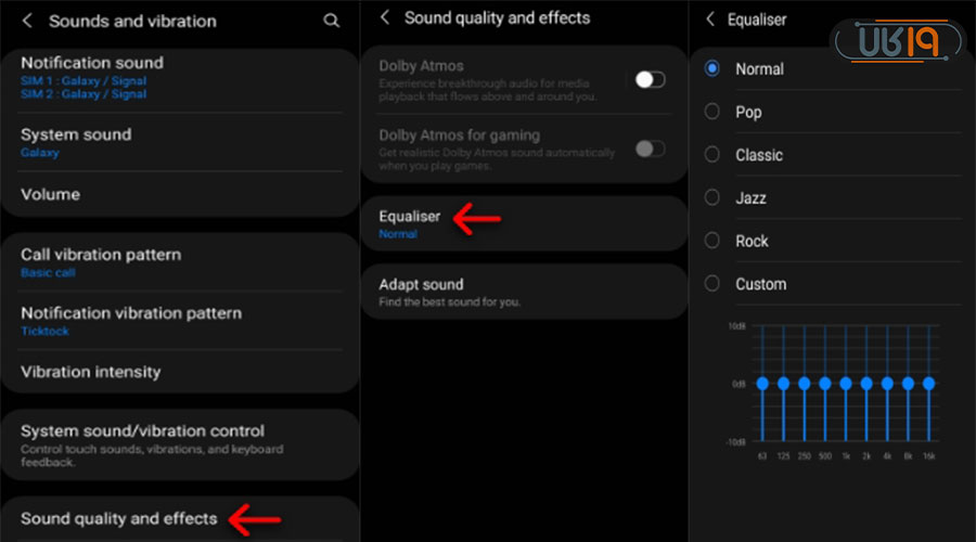 کد تنظیمات صدای گوشی سامسونگ