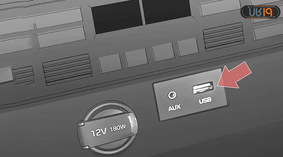 وصل شدن گوشی به ضبط ماشین با usb