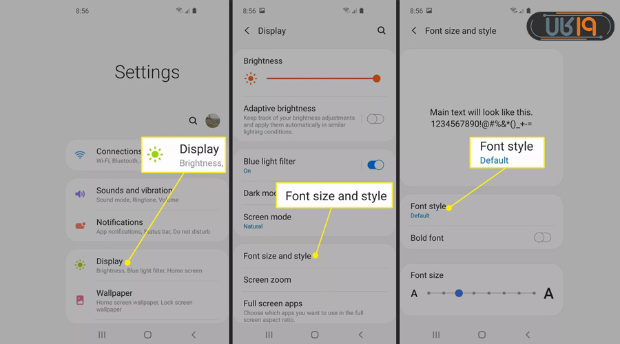 چگونه فونت گوشی شیائومی را عوض کنیم 
