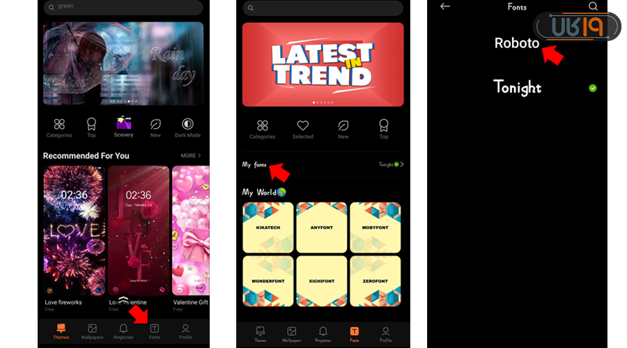 چگونه فونت گوشی را عوض کنیم شیائومی 