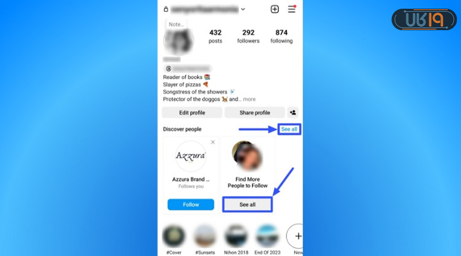 پیدا کردن مخاطب در اینستاگرام با شماره تلفن