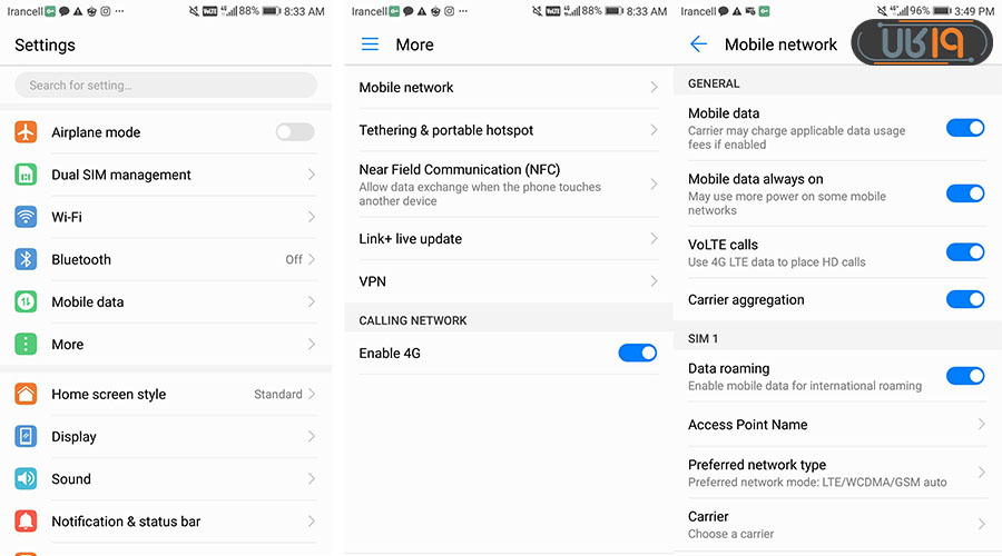 volte ایرانسل چیست
