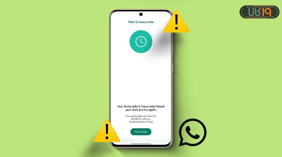 تاریخ واتساپم بهم ریخته