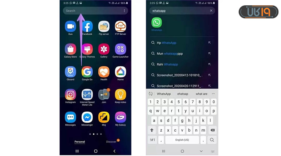 برگرداندن برنامه های مخفی شده در سامسونگ