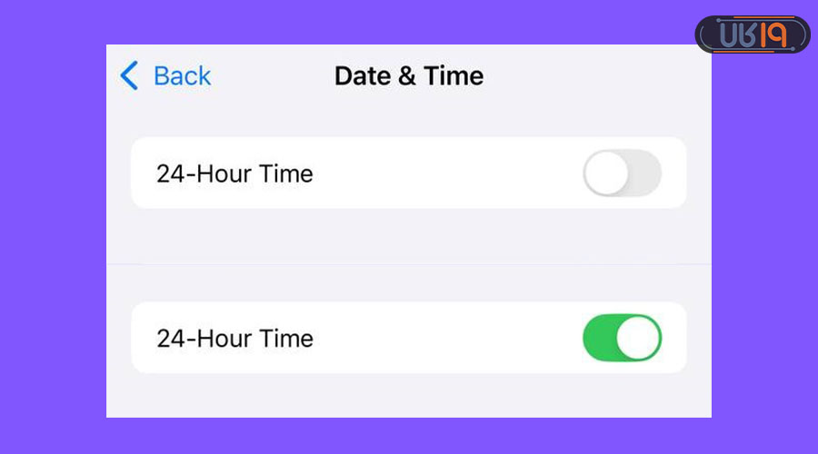 چگونه ساعت ایفون را تغییر دهیم