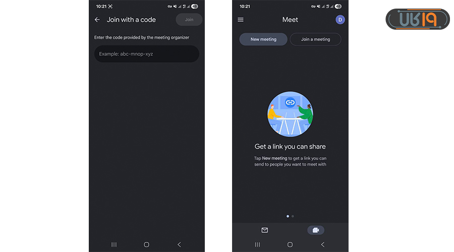نحوه استفاده از google meet