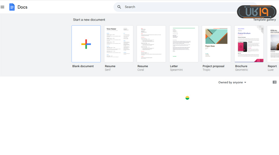 باز کردن گوگل داکس