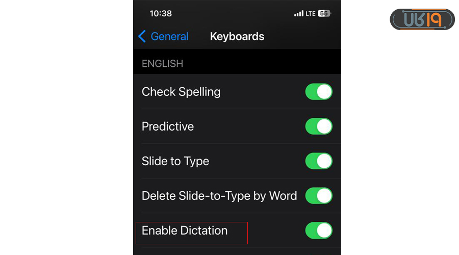 تبدیل ویس به متن در آیفون
