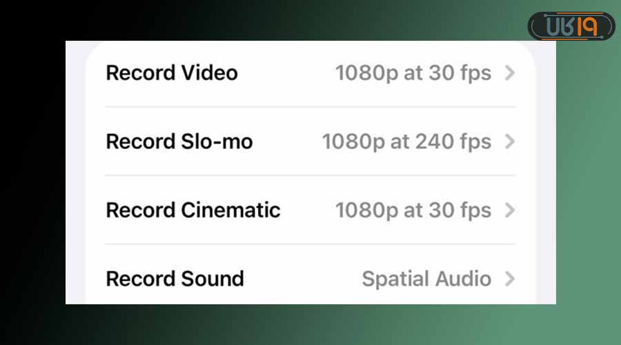 حالت سینمایی دوربین آیفون کجاست