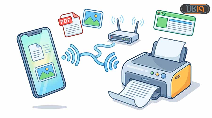 گرفتن پرینت موبایل از طریق اینترنت